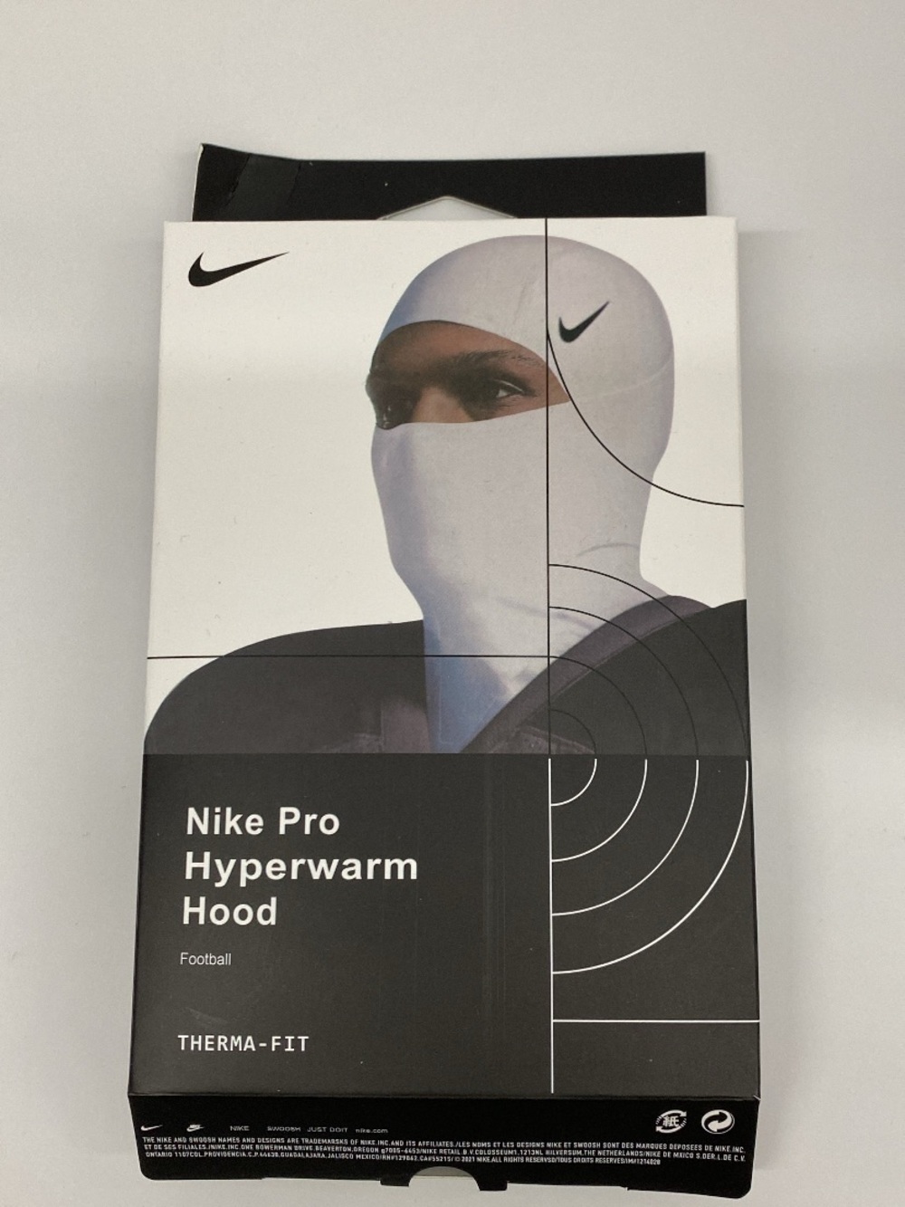 Nike Pro Hyperwarm Hood - White